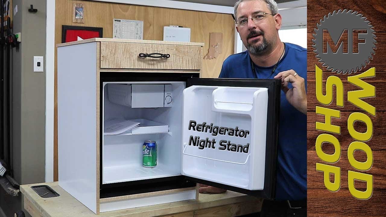 Refrigerator Night Stand, Dorm Room 