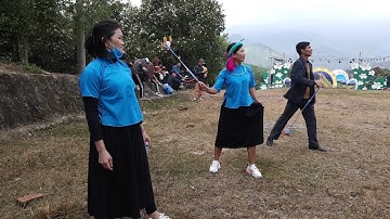 Gái Sán Chỉ Vén Váy Ném Còn | Hội Hoa Sở Bình Liêu 2020 |  THÁI VITV