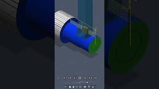 Fusion 360 manufacturing simulation #fusion360 #mechanicalengineering #engineering #youtubeshorts