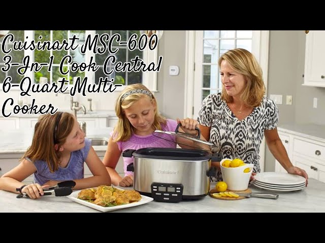 Cuisinart 3-In-1 Cook Central 6-Quart Multi-Cooker - Stainless