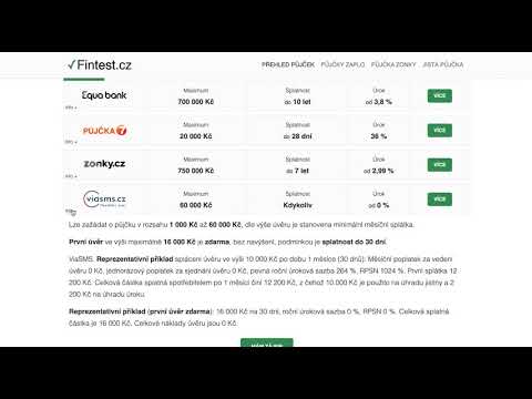 Video: Jak Převést Krátkodobé Půjčky Na Dlouhodobé