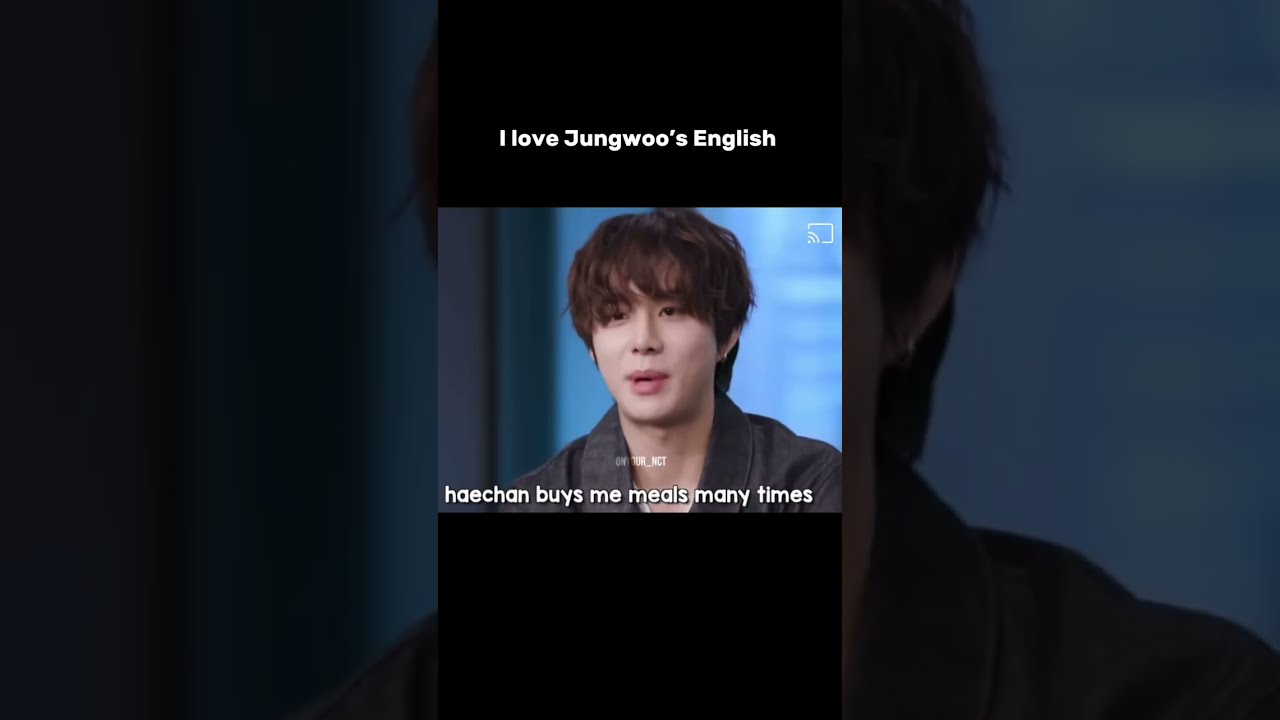 Jungwoo english speaking ability 🍉 #jungwoo #nct #shorts