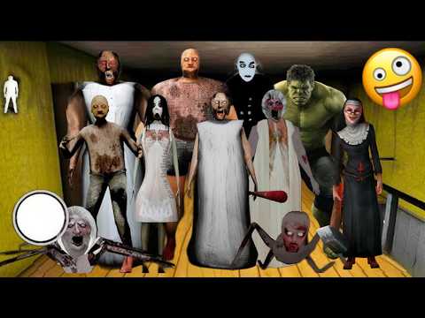 playing as Granny,hulk ,evilnun, grandpa l granny chapter 12345 gameplay l granny gameplay 