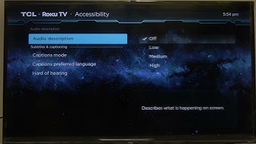 How To Manage Audio Description On 40 Inch TCL Roku TV Class 3 Series