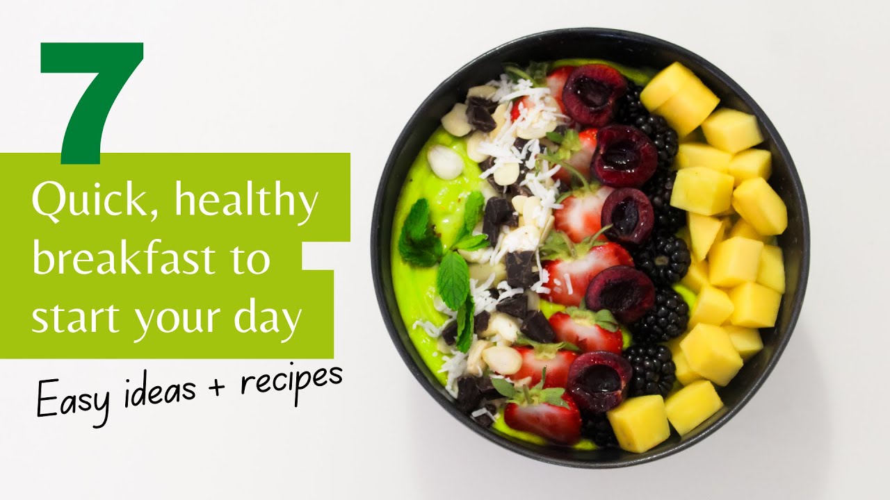 7 Healthy Breakfast Recipes to Kickstart Your Day. #youtube #selfcare # ...
