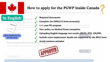 Apply for PGWP in Canada | Step-by-Step Guide (IMM Form, IELTS/CELPIP/PTE, Medical, 1+1 PG Program)