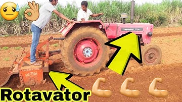 Mahindra 575-DI tractor Attachment with Shaktiman Rotavator |Shaktiman Rotavator|MAHINDRA Tractor
