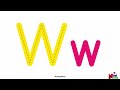Learning to Write the Letter W
