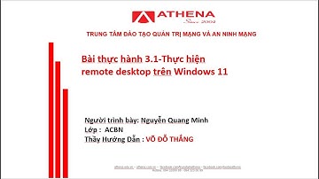 Bài thực hành 3.1-Thực hiện remote desktop trên Windows 11-Lớp ACBN-Nguyễn Quang Minh