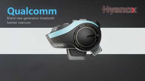 2022 Hysnox HY-02 Waterproof Intercom 2000M Group 6 Riders 5.0 Bluetooth Headset Helmet Universal