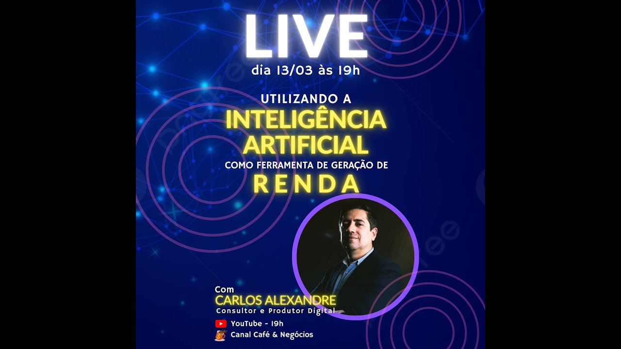 INTELIGÊNCIA ARTIFICIAL COMO FORMA DE GERAÇÃO DE RENDA EXTRA - YouTube