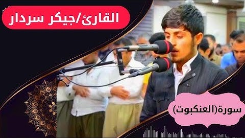 ماتيسر من سورة العنكبوت بصوت القاريء/جيكر سردار