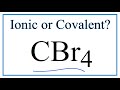 CBr4 Bonding and Properties