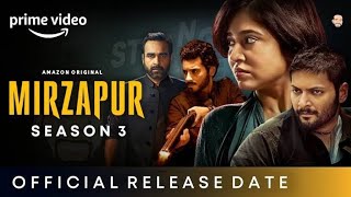 MIRZAPUR Season 3 - Trailer | Pankaj Tripathi, Ali Fazal, Divyenndu | Mirzapur 3 Trailer