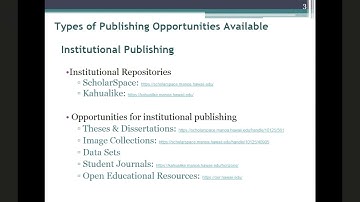 Intro to Publishing
