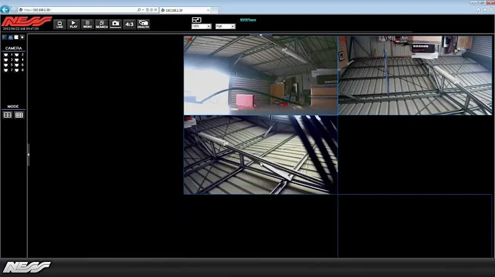 How to enable the active x control to view the Ness AutoIP NVS