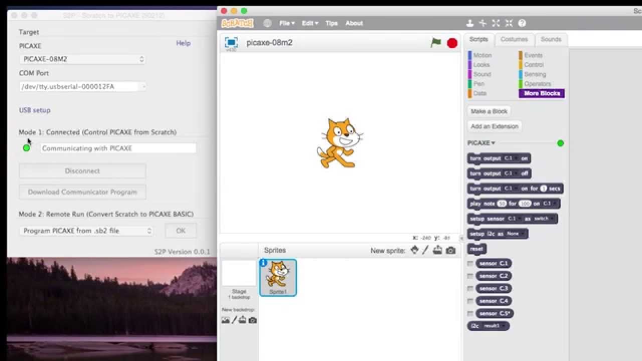Scratch to PICAXE Tutorial #1 - YouTube