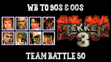 🎮 Tekken 3 Hard Difficulty | 🔥Team Battle Mode #50 🔥| Duckstation Gameplay