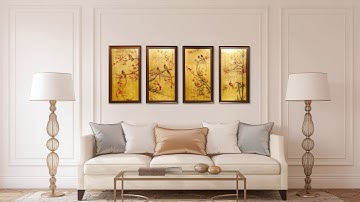 Giới thiệu tranh dát vàng Kim Concept