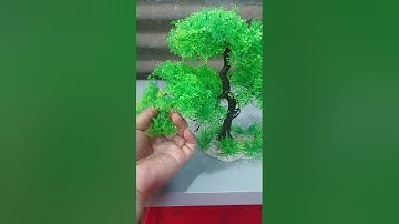 Cây giả trang trí bể cá tiểu cảnh