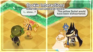 Cookie Interactions (With Olive and Mozzarella Cookie) || Cookie Run Kingdom