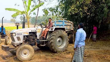 Today Low Quality river Sand Loading by Hand & Unloading By Digital hydraulic jack system EICHER5660