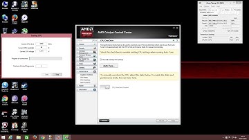 The whole Overclocking AMD APU procedure