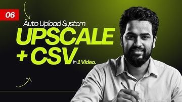 Adobe Stock এ ছবি আপলোড করার সম্পূর্ণ অটোমেটিক প্রসেস – Upscale AI + CSVGen ব্যবহার শিখুন