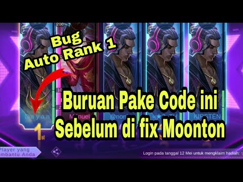 TERBARU Bug CODE Event 515 || Mobile legends - YouTube