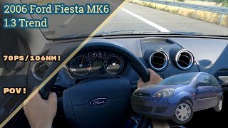 2006 Ford Fiesta 1.3 Trend POV Test Drive 290.000km! | Autobahn, 4K