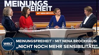 WELT-Talk MEINUNGSFREIHEIT: „Nicht noch mehr sensible Männer!“ Komplette Sendung mit Nena Brockhaus