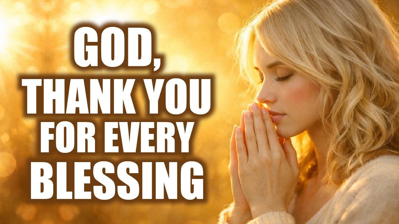 🙏 Gratitude Prayer: Before You Start Your Day, Thank God for Every Blessing