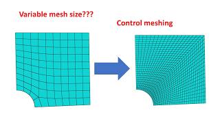 Abaqus Variable Mesh Size | Master Mesh Control with Partitioning & Edge Seeding