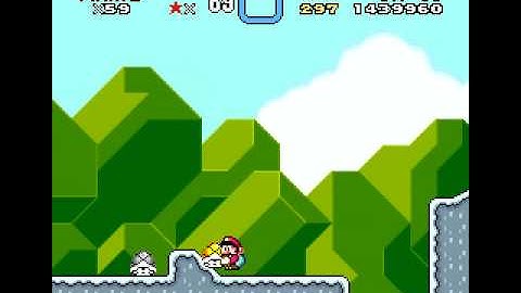 Super Mario World Custom Level: Volcano Crater