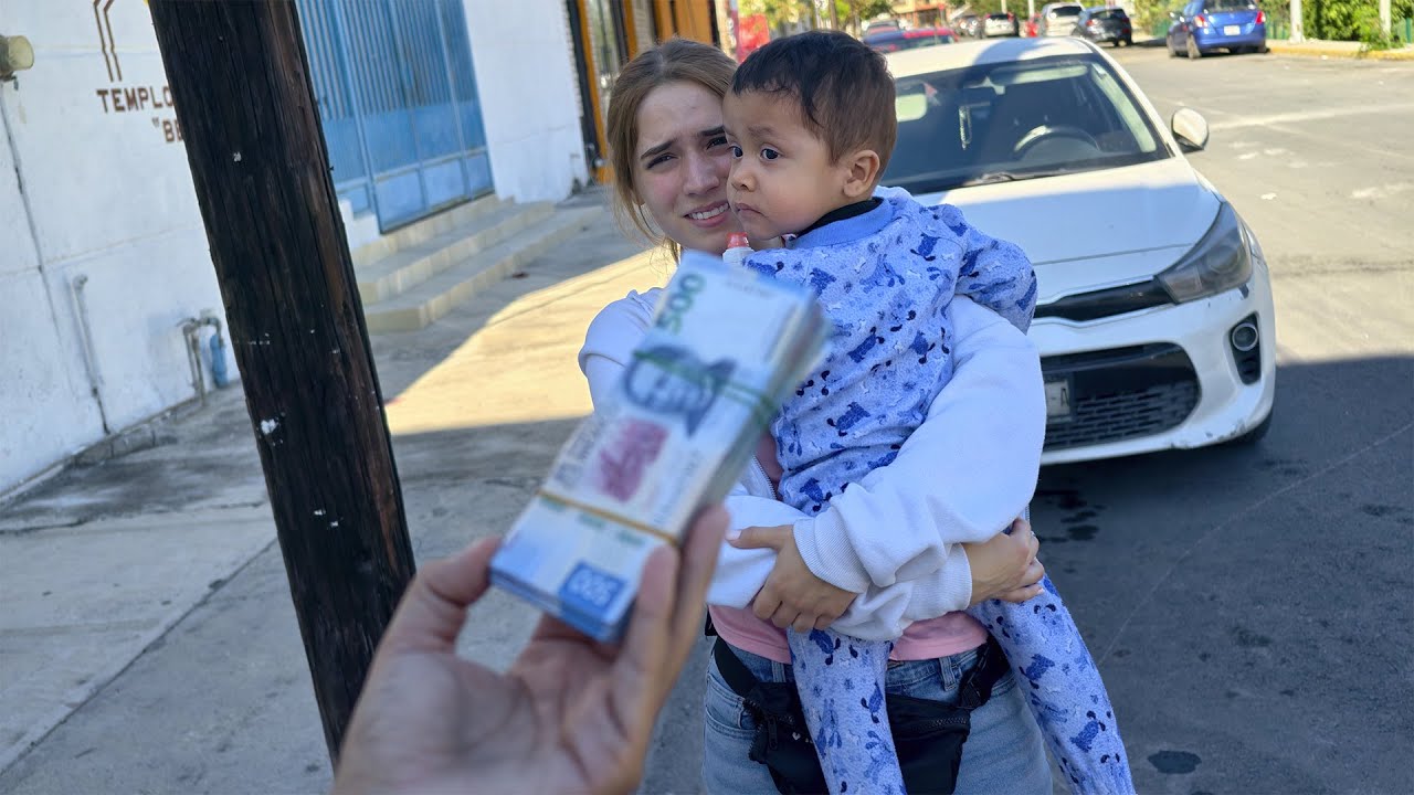 Le dí recompensa millonaria a madre joven por su hermoso gesto 😭 nos rompió el corazón
