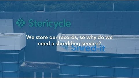 We store our records, so why do we need a shredding service?