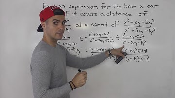 MCR3U - Multiplying & Dividing Rational Expressions Word Problem 2 - Grade 11 Functions