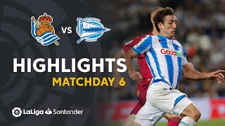 Highlights Real Sociedad vs Deportivo Alavés (3-0)