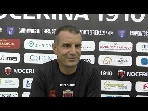 Pre match Gladiator - Nocerina, la conferenza di mister Gianluca Esposito