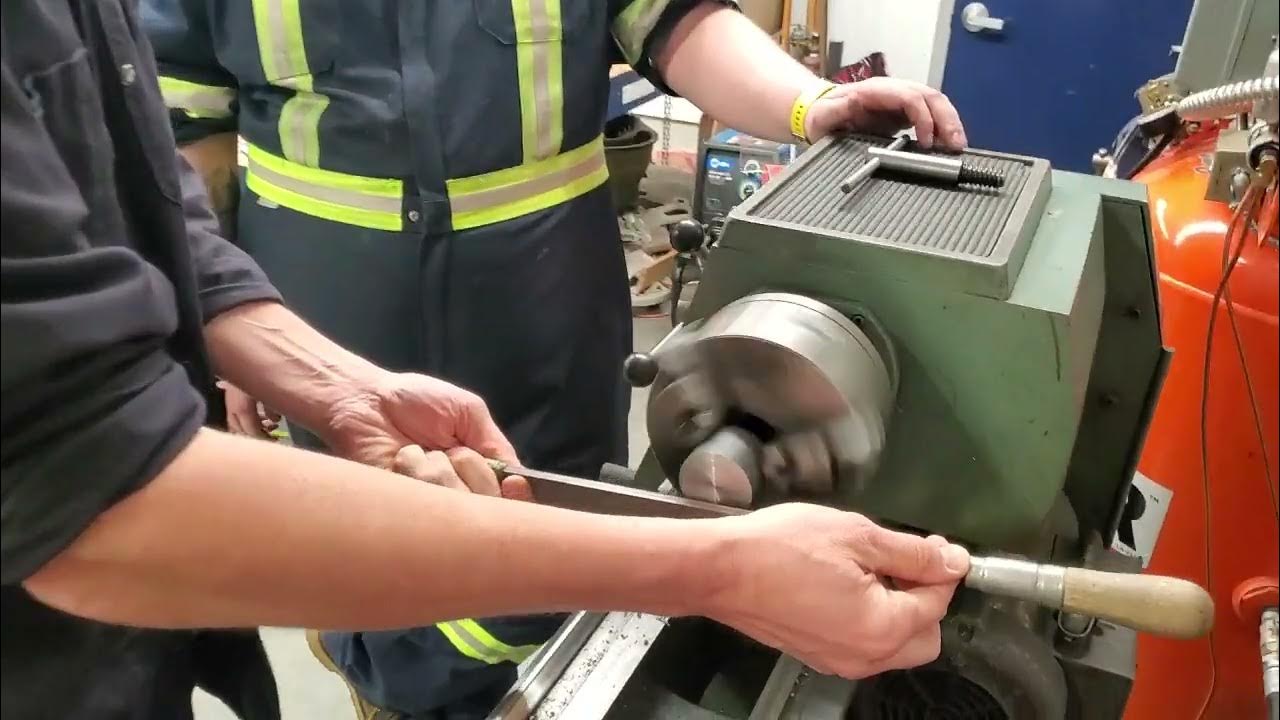 lathe filing Original YouTube