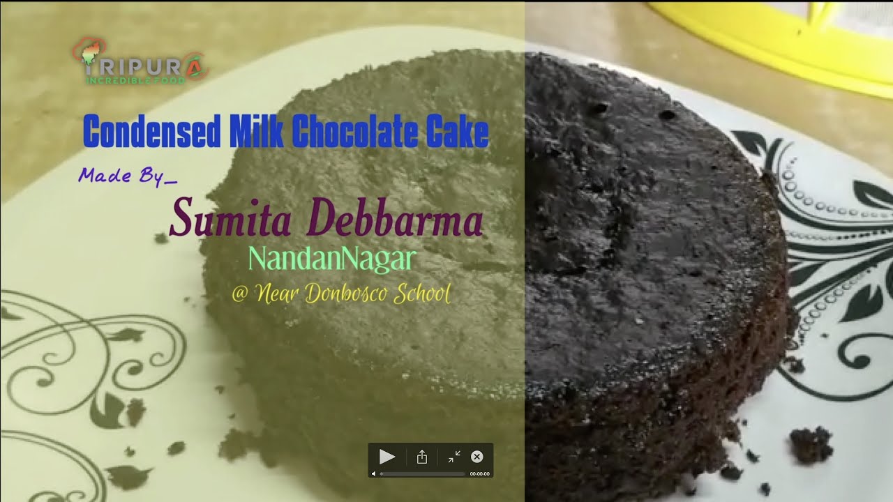 Triprasa CHOCOLATE CAKE I CONDENSED MILK CHOCOLATE CAKE