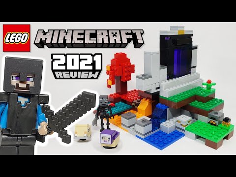 LEGO Minecraft the Ruined Portal (21172) - 2021 Set Review