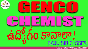 TG GENCO CHEMIST JOB NEEDED|| FULL COURSE CLASSES ,MATERIALS TEST SERIES || PART A ,B 9550033920