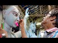 Kali Idol Making 2020 | Eye drawing by Tapas Paul | Kali Puja 2020 | Kali Idol Making at Kumartuli