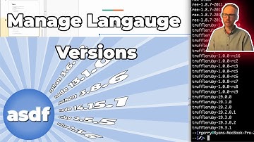 Manage Language Versions with Asdf with Ryan Gerry