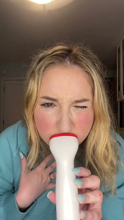 trying an electric LIP PLUMPER!😳 #waitforend #beautyhacks #shorts #ShopTheRealDeal