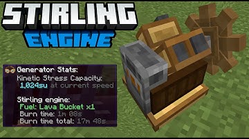 Stirling Engine in Minecraft - Create Aeronautics Devlog