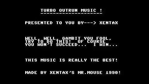 Outrun Demo by XeNTaX (Commodore 64)