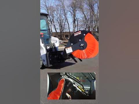 How to Use a Bobcat Angle Broom: Easy Operation Guide - YouTube