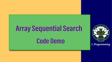 3 Array DEMO Sequential Search